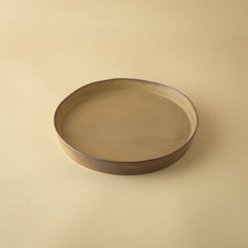 Mizunami Brown Plate 16cm
