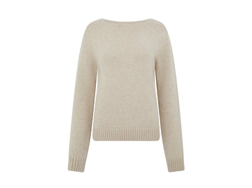 TREKRONER OATMEAL BOATNECK SWEATER