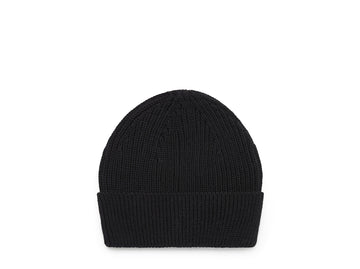 TUNØ BLACK MERINO WOOL BEANIE