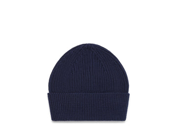 TUNØ NAVY MERINO WOOL BEANIE