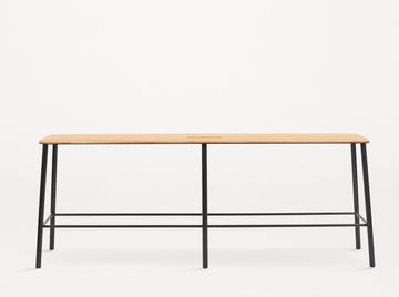 Oak / Black Adam Bench