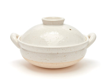 White Donabe Steamer Pot