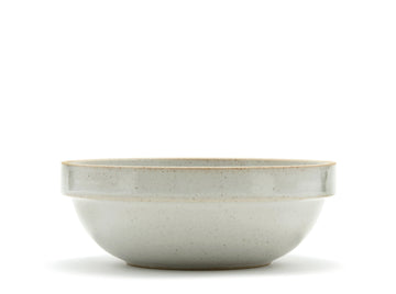 Hasami Porcelain Clear Grey Round Bowl