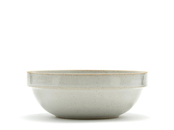 Hasami Porcelain Clear Grey Round Bowl