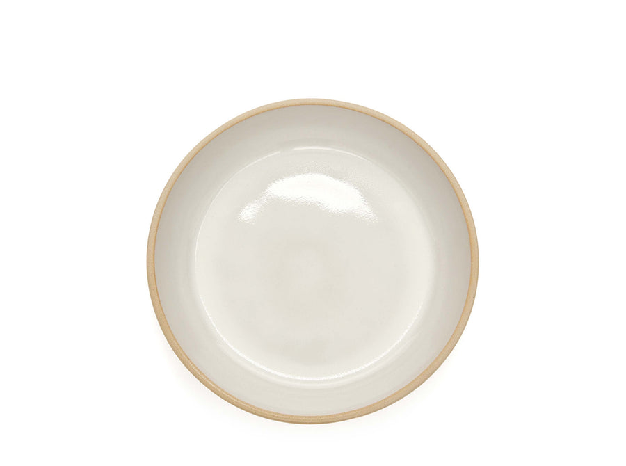 Natural White Stoneware Pasta Bowl