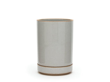 Hasami Porcelain Clear Grey Planter 8.5cm