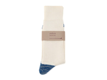Natural Cotton Ribbed Socks