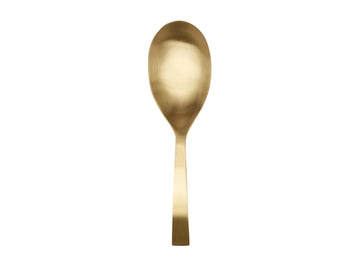 Brass Oval Serving Spoon