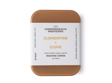 Clementine and Clove Incense Cones
