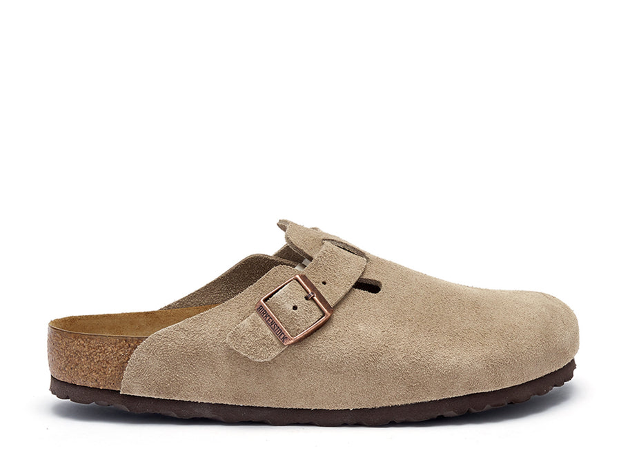 Boston Taupe Suede Sandals