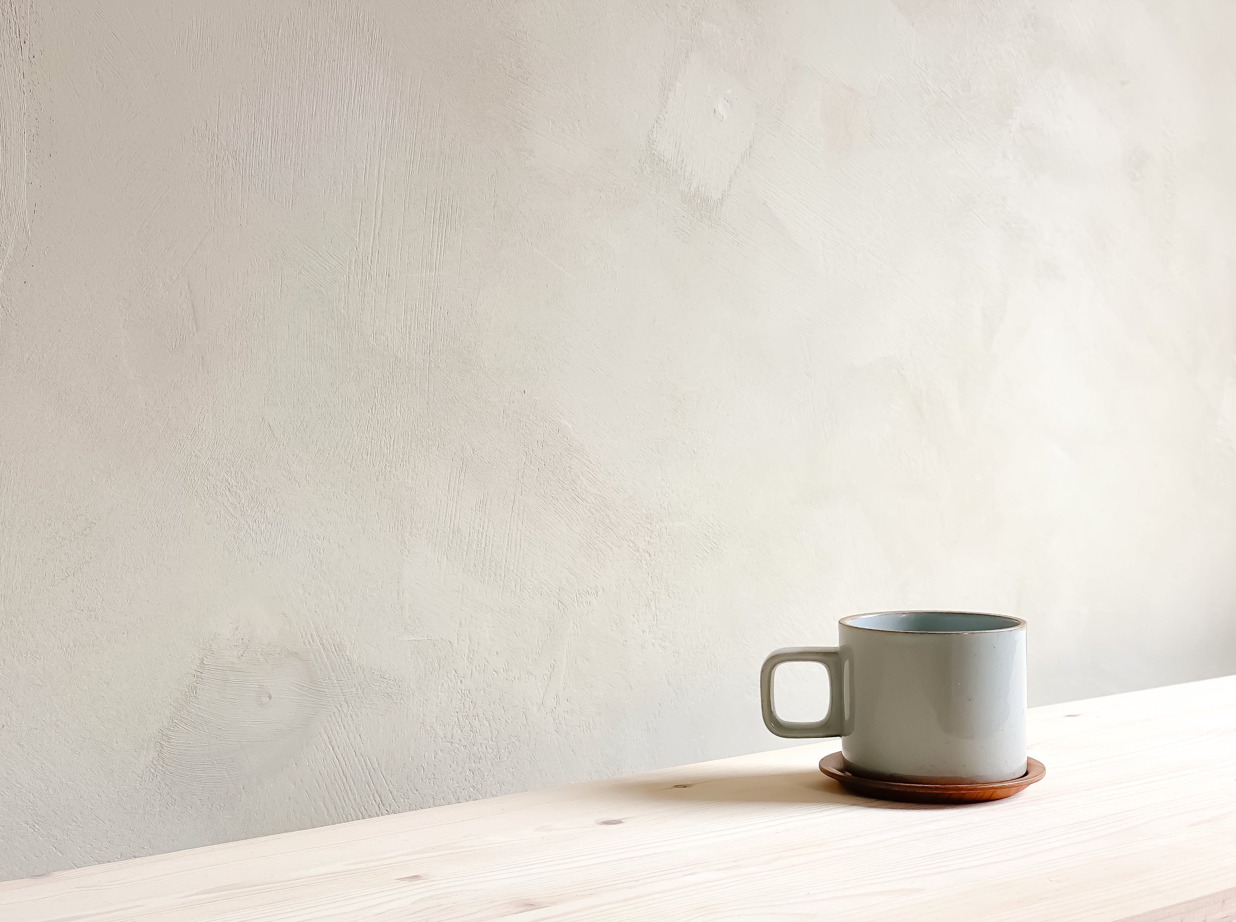 Hasami Porcelain Clear Grey Coffee Mug
